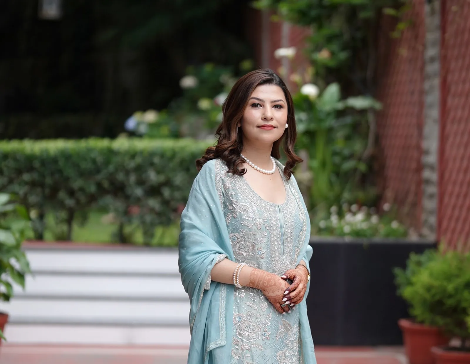 Elegant engagement ceremony moment captured candidly