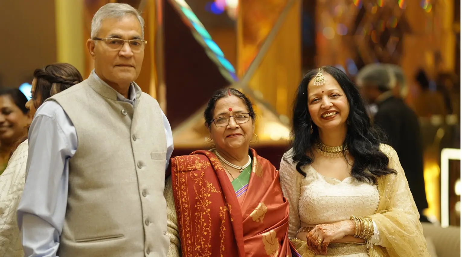 Candid moment of couple during their engagement session.